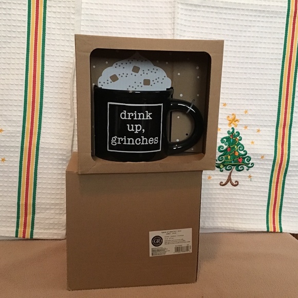 NWT Grasslands Road “ Drink Up Grinches” mugs, 16 oz/ 473 ml - Picture 1 of 3